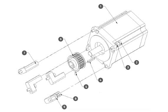 Applicator Assembly Applicator Exploded View