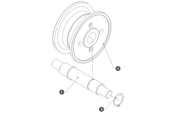 Conveyor Driven Pulley Assembly