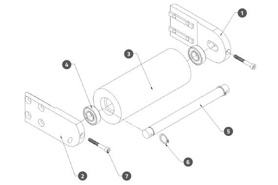 Wrap Station Driven Pulley Assembly