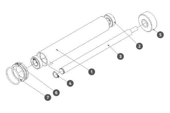 Label Roller Lead Assembly 1